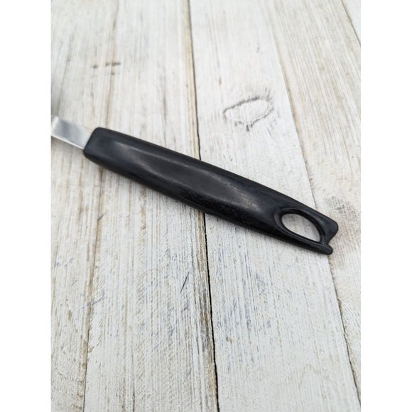 Unbranded Advertising Stainless Steel Measuring Scoop 10 3/4" Black Handle - Picture 2 of 6